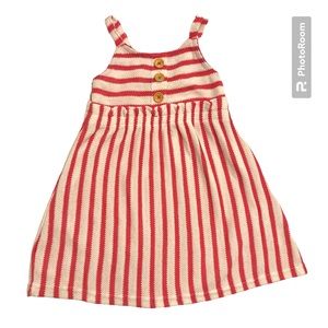 Vince Camuto Pink and White Striped Dress, 3 T